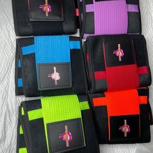 Double compression waist trainers
